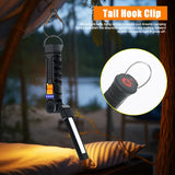 Howlera Magnetic COB Work Light — USB-C Rechargeable Pocket Flood Lamp with Hook & Clip