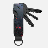 Howlera Compact Key Organizer — Slim Metal Keychain Holder (Holds 1–5 Keys)