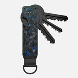 Howlera Compact Key Organizer — Slim Metal Keychain Holder (Holds 1–5 Keys)
