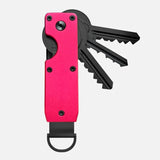 Howlera Compact Key Organizer — Slim Metal Keychain Holder (Holds 1–5 Keys)