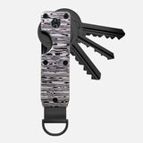 Howlera Compact Key Organizer — Slim Metal Keychain Holder (Holds 1–5 Keys)