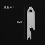 Howlera Mini Pry Bar Multitool — Keychain Tool with Screwdriver, Box Opener & Pry
