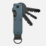 Howlera Compact Key Organizer — Slim Metal Keychain Holder (Holds 1–5 Keys)
