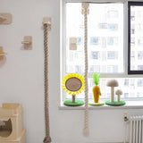 Wall-Mounted Sisal Climbing Shelf