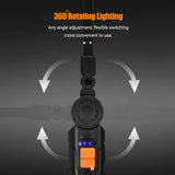 Howlera Magnetic COB Work Light — USB-C Rechargeable Pocket Flood Lamp with Hook & Clip