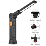 Howlera Magnetic COB Work Light — USB-C Rechargeable Pocket Flood Lamp with Hook & Clip