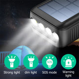 Howlera Solar & Hand-Crank Power Bank — Waterproof Emergency Charger with Flashlight & SOS