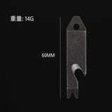 Howlera Mini Pry Bar Multitool — Keychain Tool with Screwdriver, Box Opener & Pry