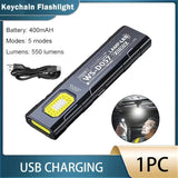 Howlera Magnetic COB Work Light — USB-C Rechargeable Pocket Flood Lamp with Hook & Clip
