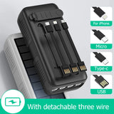 Howlera Solar & Hand-Crank Power Bank — Waterproof Emergency Charger with Flashlight & SOS