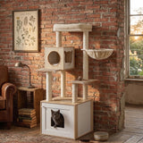 Modern Wood Cat Tree